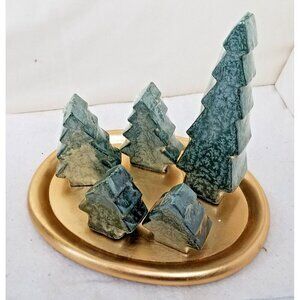 WINTERSONG Christmas evergreen tree Candles unused‎ in Box Vintage Set of 5